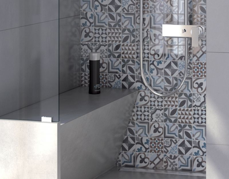Shower tray A carreler Wedi Wedi tile shower seat, Wedi bench