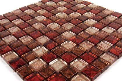 Floor And Wall Tiling Mosaics Pebbles Verre Gl Mix Gold Leaf Verre Gl Mix Gold Leaf Mosaic Tile 30x30 Cm Mat Inter