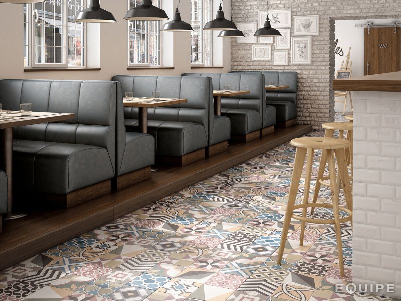 Floor And Wall Tiling Aspect Cx Ciment Art Deco 1 Colours Art Deco 1 Colours 20x20 Tile Cement Style Porcelain