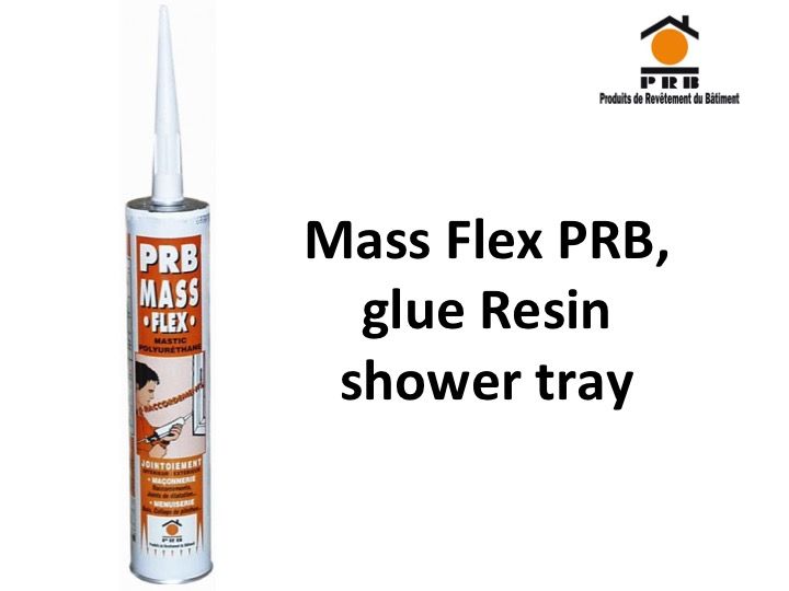 MassMS PRB cartridge Sealant and sealing glue for shower trays.