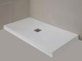 Baseboard, resin base color of shower trays, finishing Pierre