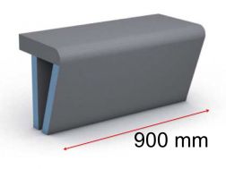 Wedi tile shower seat, Wedi bench - SANOASA 3 Wedi - 90x38 cm - 900 x 380 mm