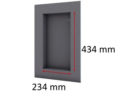 Niches rectangular shower tile Wedi - 20 x 40 cm - 200 x 400 mm