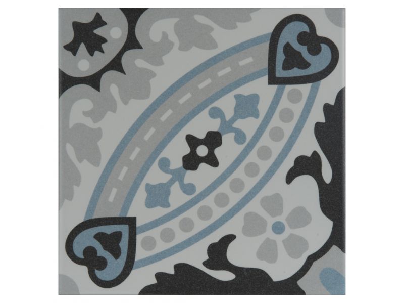 Flora 20x20 Floor Tile With Cement Tiles Porcelain