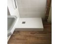 Baseboard, resin base color of shower trays, finishing Pierre