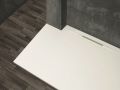 Shower tray, front channel, in Solid Surface - HYDRA FRONTAL