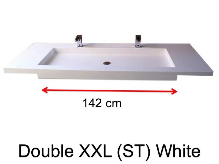 Washbasin Largeur 160 Very Large Basin Custom 50 X Cm Very Large Basin Custom 50 X 160 Cm Double L St