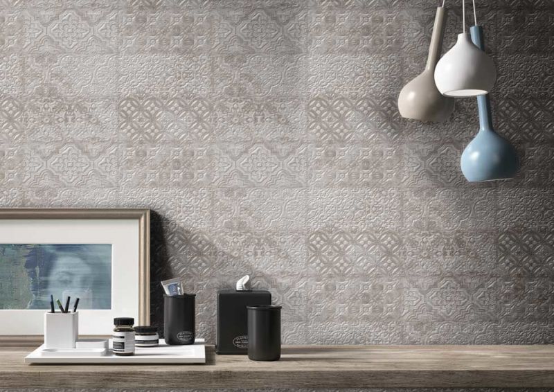 Dante Decor Light Grey 12 X 24 Cm Earthenware Tiles The