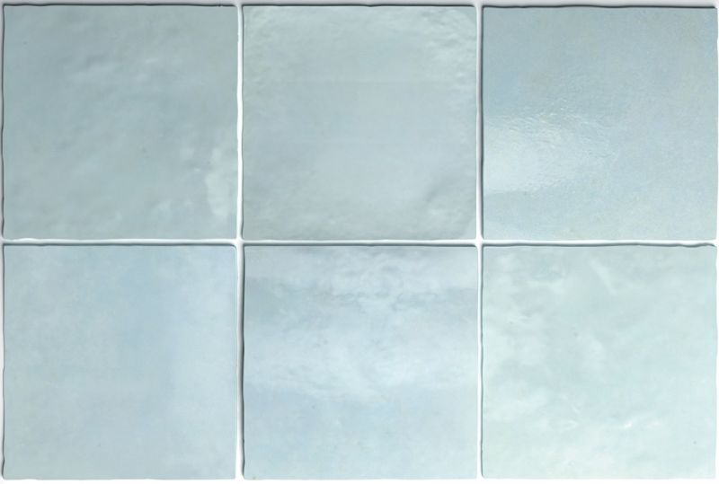 Floor And Wall Tiling Oriental Artisan Aqua 13 X Cm Artisan Aqua 13 X Cm Earthenware Tiles The Oriental Style Moorish Or