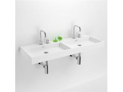 Double washbasin, 110 x 42 cm - WASH ME 110 DOUBLE