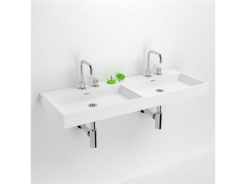Double washbasin, 110 x 42 cm - WASH ME 110 DOUBLE
