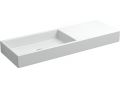 Washbasin, 19 x 56 cm,  beach on the right, wall tap - MINI WASH ME 56 RIGHT