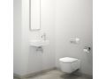 Rectangular hand basin, 29 x 43 cm, right-hand shelf - FLUSH 2 PLUS