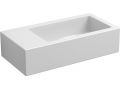 Washbasin, 18 x 36 cm, shelf on the left, without tap drilling - FLUSH 3 LEFT