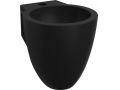 Designer washbasin, matt anthracite, with tap holes - FLUSH 6