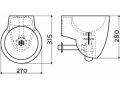 Designer washbasin, without tap drilling - FLUSH 6