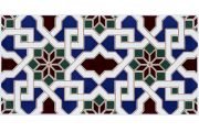 ALHAMBRA 14x28 cm - wall tile, in the Oriental style.