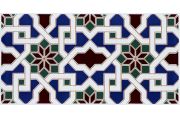 ALHAMBRA 14x28 cm - wall tile, in the Oriental style.