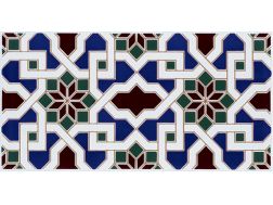 ALHAMBRA 14x28 cm - wall tile, in the Oriental style.