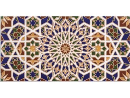 HISPALIS 15x30 cm- wall tile, in the Oriental style.