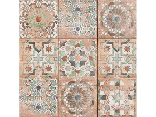 SFORZA 20x20 cm- wall tile, in the Oriental style.