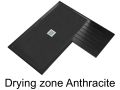 Custom shower tray, with drying range - DRYING ZONE XL