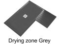 Custom shower tray, with drying range - DRYING ZONE XL