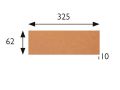 Natural 6 x 33 cm - Stretched sandstone tile - Type Gr�s d'Artois - Gres Aragon - Klinker Buchtal