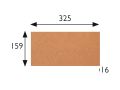 Natural 16 x 33 cm - Stretched sandstone tile - Type Gr�s d'Artois - Gres Aragon - Klinker Buchtal