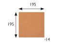 Natural 20 x 20 cm - Stretched sandstone tile - Type Gr�s d'Artois - Gres Aragon - Klinker Buchtal