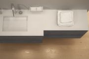 Special section for vanity top