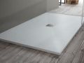 Shower tray, with central drain - CENTRAL PIZARRA 100