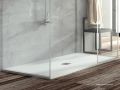 Shower tray, with central drain - CENTRAL PIZARRA 100