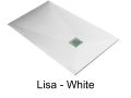 Custom-made XXL shower tray with smooth finish - LEEDS