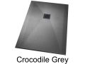 Shower trays, crocodile leather effect finish - CROCODILE
