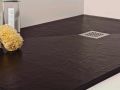 Shower trays, crocodile leather effect finish - CROCODILE