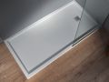 Shower trays with rim, four anti-overflow edges - FRAMED
