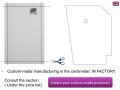 Shower tray with right-angled drain - CORNER Right 120
