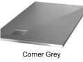Shower tray with right-angled drain - CORNER Right 120