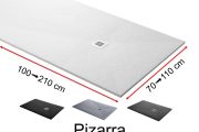 Shower tray custom, extra flat - PIZARRA