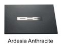 Shower tray centre drain, slate finish - ARDESIA