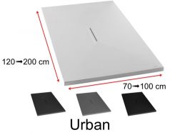 Design shower base with central drain - URBAN