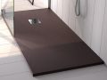 Shower tray - slate look, white - ARDOISE
