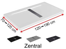 Shower tray central drain - ZENTRAL