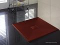 Shower tray, with resin drain cover - VULCANO COVER 100
