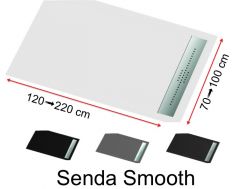 Shower tray extra flat, smooth finish - SENDA