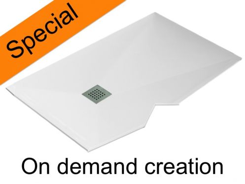 Custom shower tray, all creations on plan - ARCHITECT