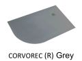 Shower tray with round quarter curve - CORVOREC