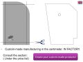 Shower tray, with quarter round curve, right - CORVOREC RIGHT