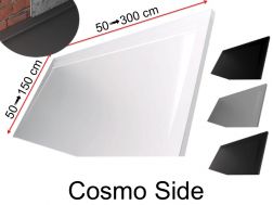 Shower tray with designer channel on the length - COSMO SIDE